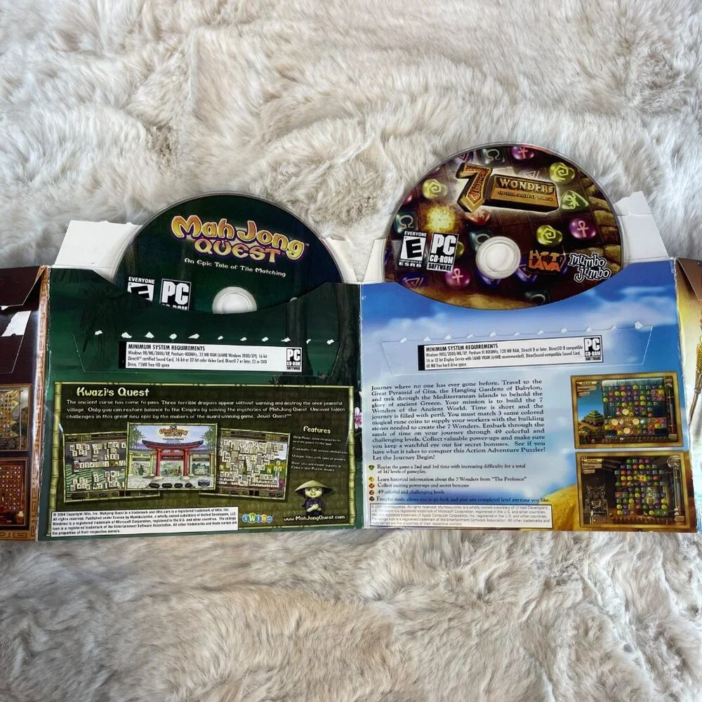 Mumbo Jumbo Premium 6 Pack Games Luxor 2 Jewel Quest PC CD ROM